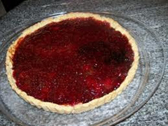 CROSTATA DI TOFU E FRAGOLE DI BOSCO